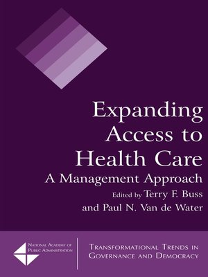 cover image of Expanding Access to Health Care